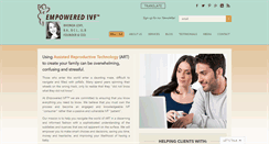 Desktop Screenshot of empoweredivf.com